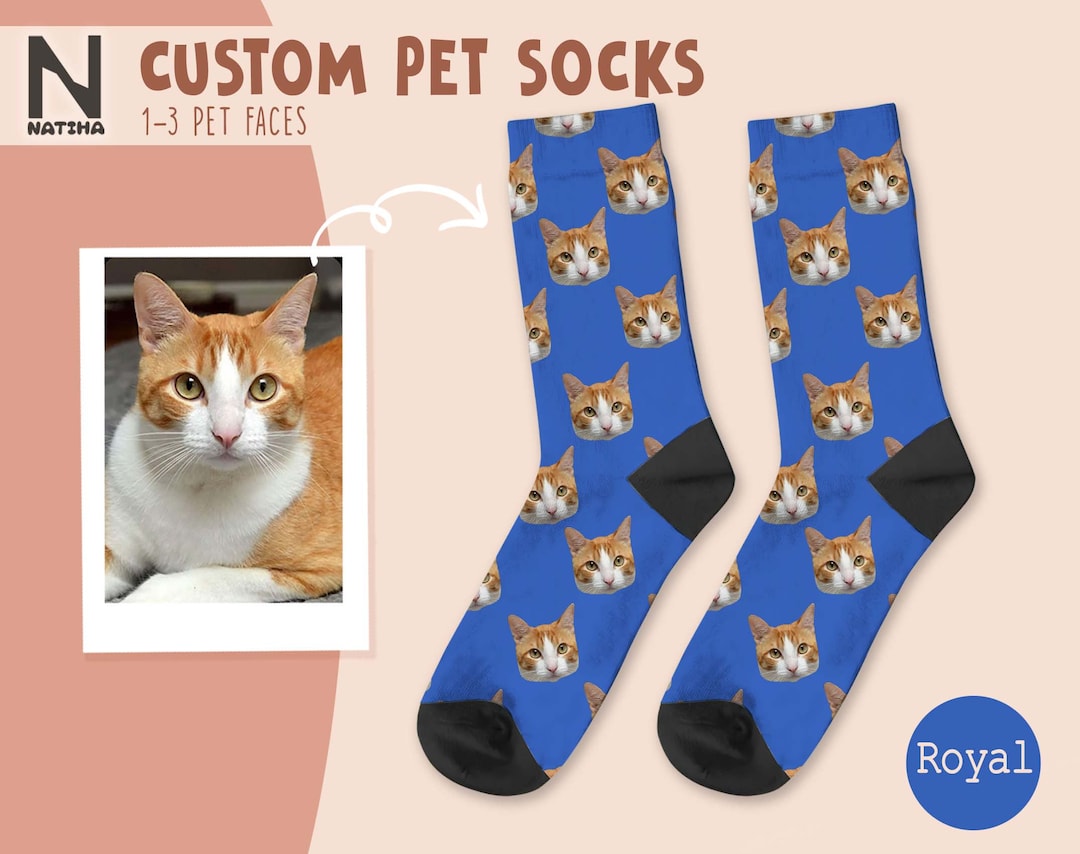 Personalised Pet Socks Custom Dogs Socks Custom Cat Socks Etsy UK
