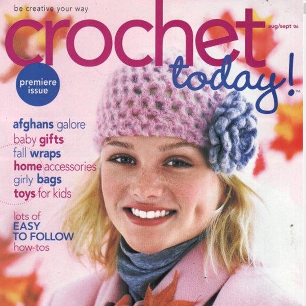 47 Issues of Crochet Today Magazine FULL OF PATTERNS: crochet, sewing, crafts, and more! [Digital File] Bundle Crochet Patterns