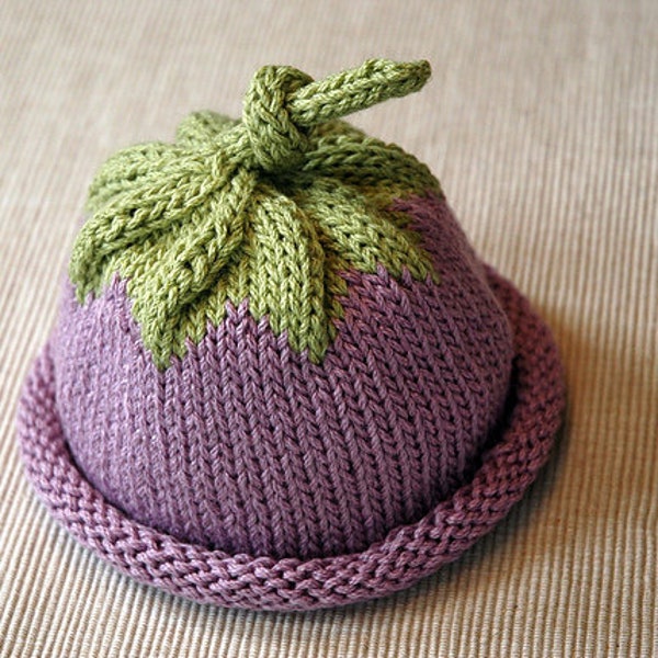 Berry Baby Hat Digital Knitting Pattern