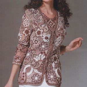 Irish Lace 43 Crochet Patterns: Duplet Magazine #566 | Tutorial Self Study E-book