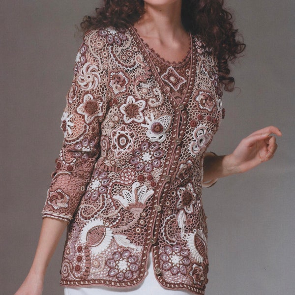 Irish Lace 43 modèles de crochet : magazine Duplet n° 566 | Tutoriel autodidacte, livre électronique