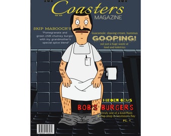 Bob's Burgers Coasters Magazine concept print A3 (11inch x 14inch)