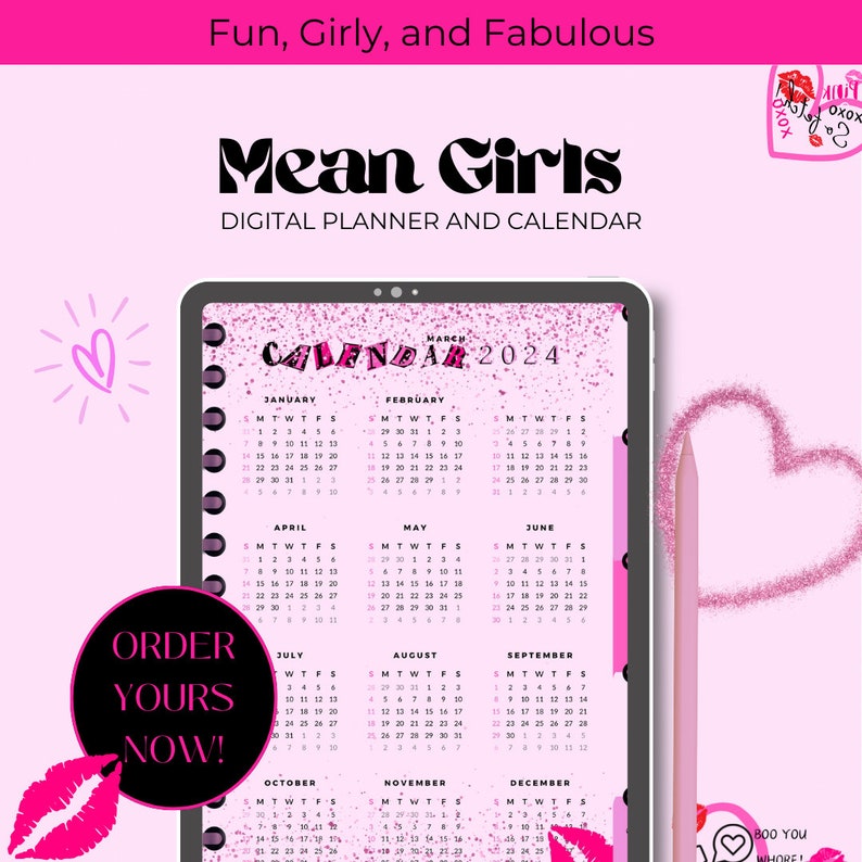 2024 Digital Planner Goodnotes Planner 2024 Planner Notability Planner