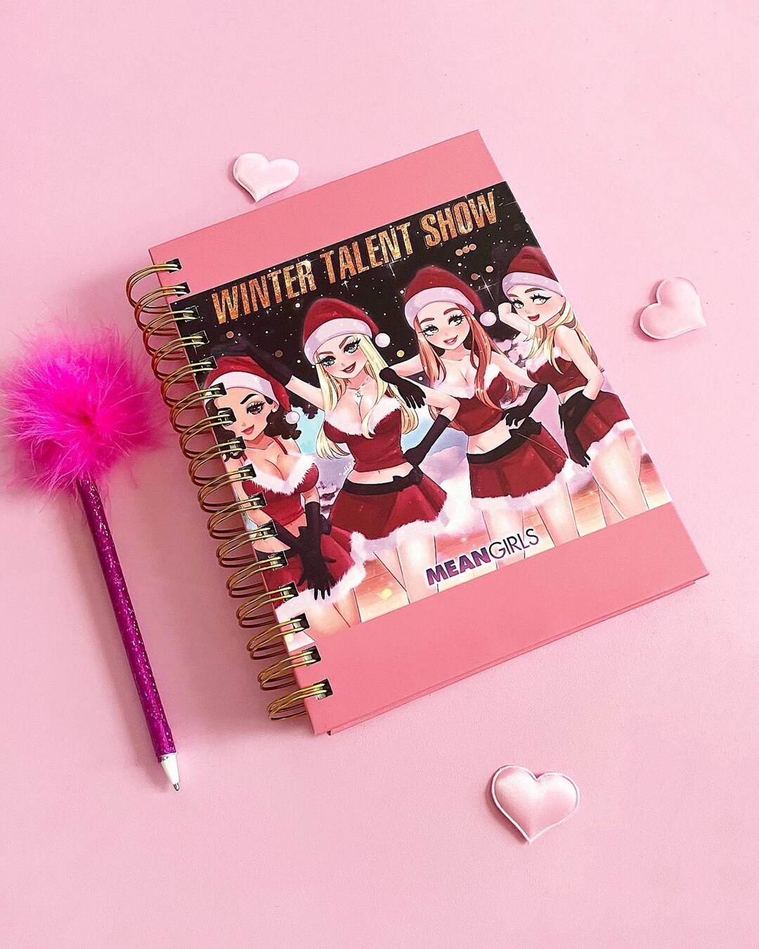 Mean Girls Burn Book, Hardcover Journal, 128 Blank Pages, 5.00x7