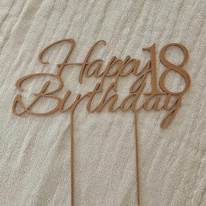 Torten Topper Happy Birthday