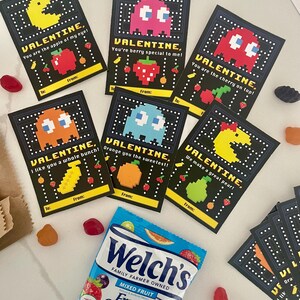 Pacman Valentines, Boy Valentine, Gamer Valentines, Valentines Day ...