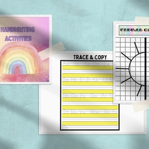 Handwriting Activities - Occupational Therapy Visual-Motor Skill Activity Packet