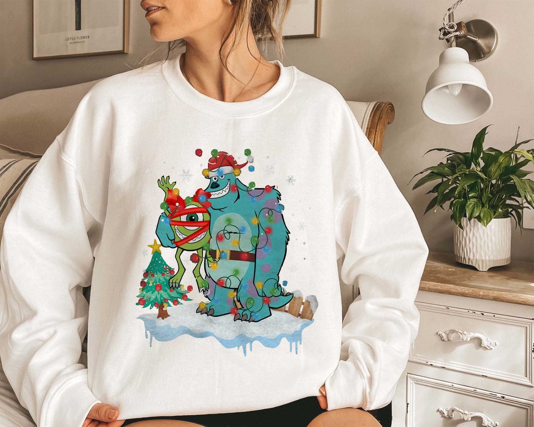 Comfort ColorsÂ® Monsters Inc Present and Santa Sully Christmas - Etsy