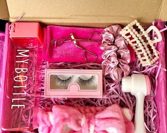 Pink Gift Box: Spa, Barbie Theme, Self-Care Pamper Set