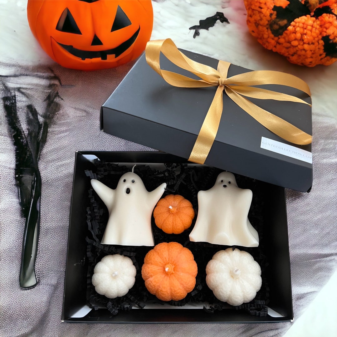 Halloween Gift Box/ Halloween Decor/ Thanksgiving Candle/ Etsy