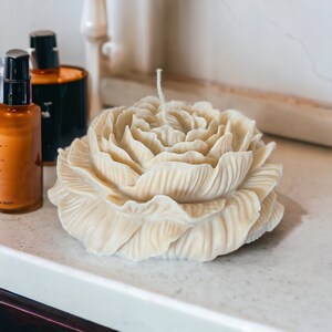 Elevate Moments with Gente Collection&#39; Large Peony Scented Soy Candle