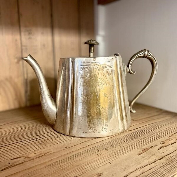 Pewter Teapot Etsy