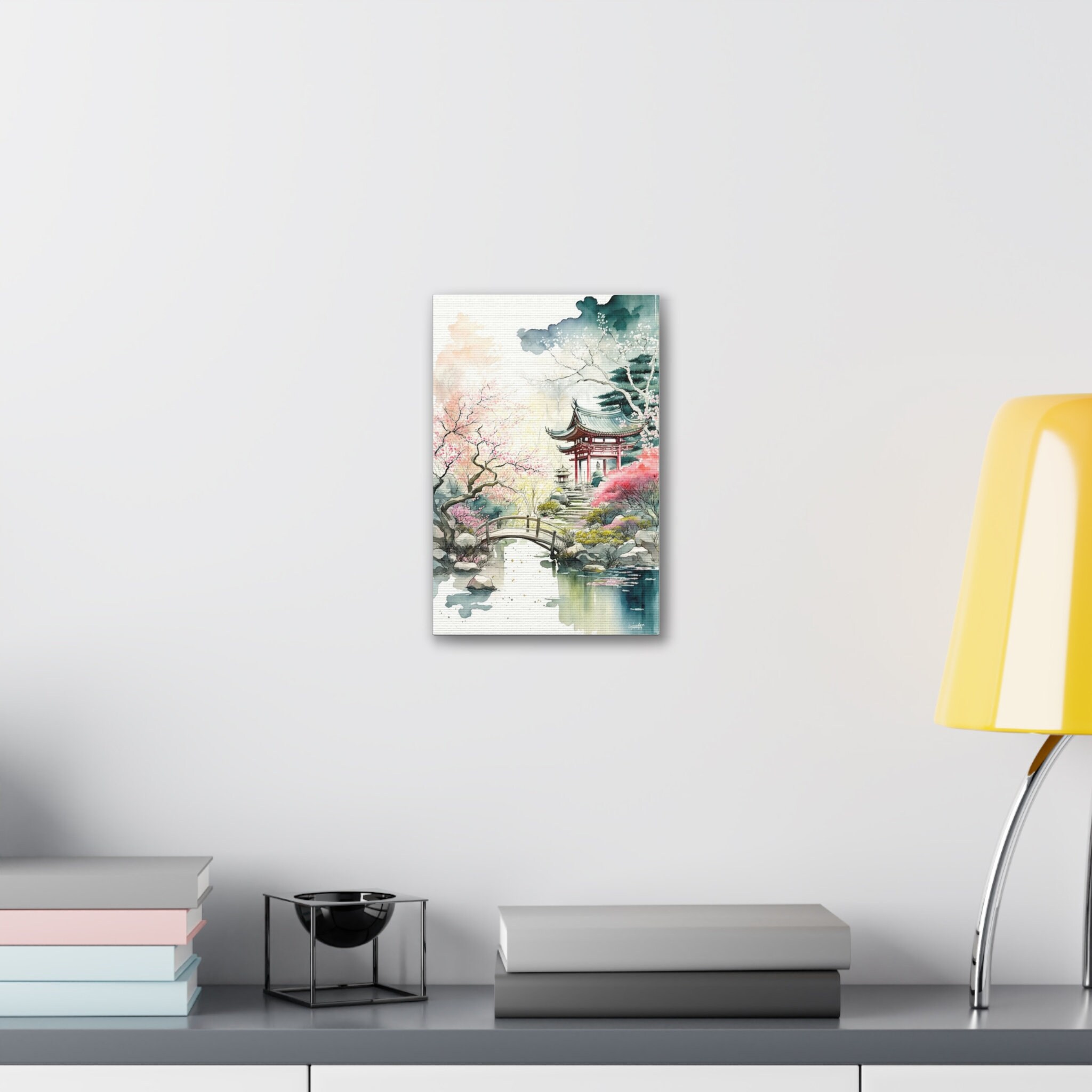 Japanese Zen Garden Landscape Canvas Art Print Wall Decor - Etsy