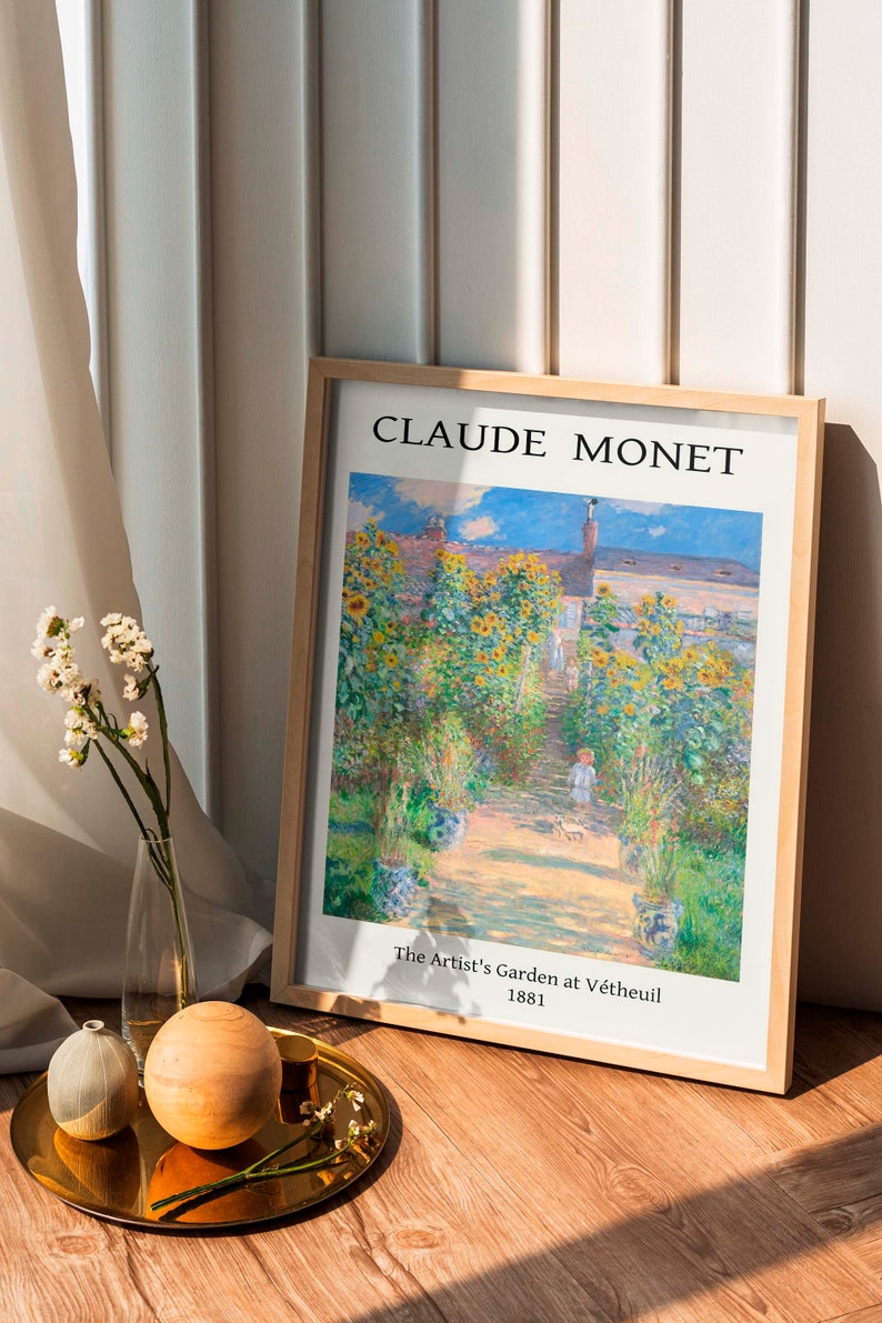 Triptych Wall Art, Claude Gallery Wall Set, Printable Wall