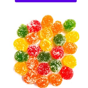 Sugar Coated Multi Color Rainbow Jelly Candy Soft, Sweet and Sparkling Sweet Sparkle Fruit-Flavored & Sugar‑Coated Jelly Candy Free Shipping