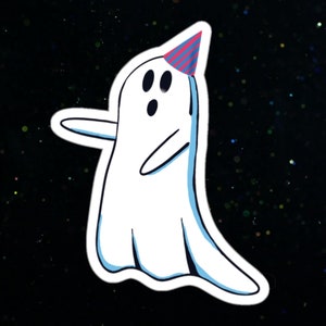 Festive Ghosty Sticker