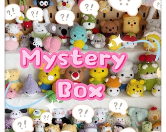 Crochet Mini Plushie, Kawaii Stuffed Animal, Mystery Bag, Surprise Toy Box, Lucky Box, Trendy Gift Ideas, Cute Plushies, Random Pack
