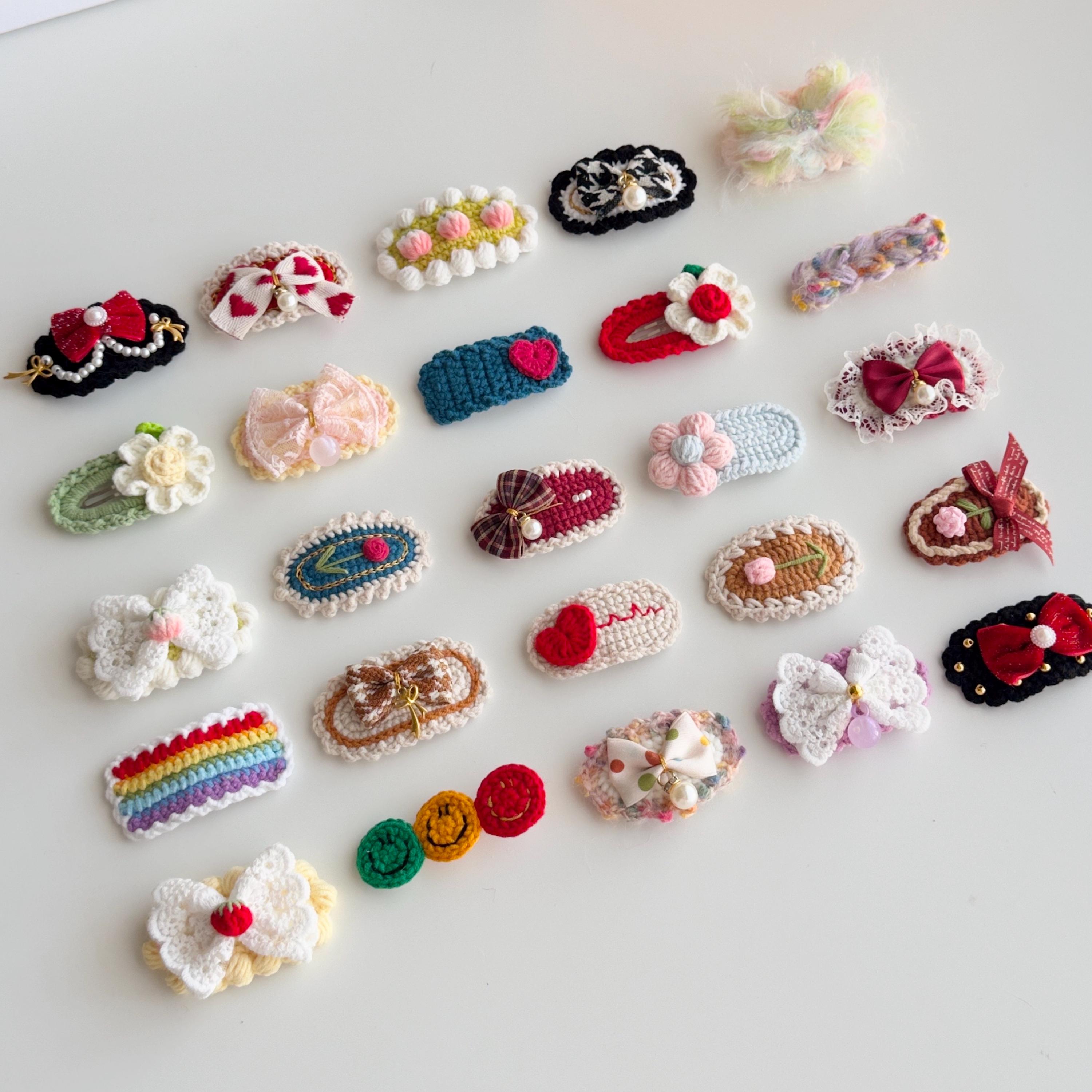 Crochet Hair Clips, Eye-catching Handmade Hair Accessories, Cute