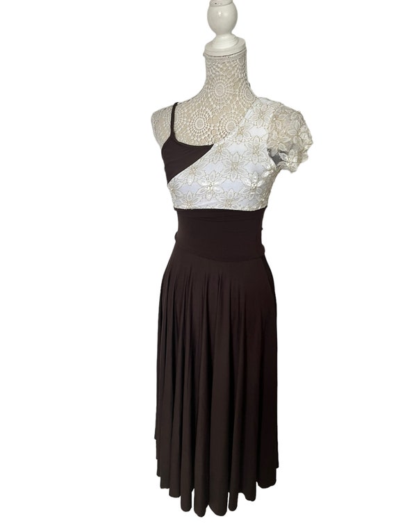 navy blue dress for baby girl ZARA NEW WOMAN FW25 SHORT ASYMMETRIC LACE DRESS ZW COLL BROWN XS-XL  5919/200/700 main image 0