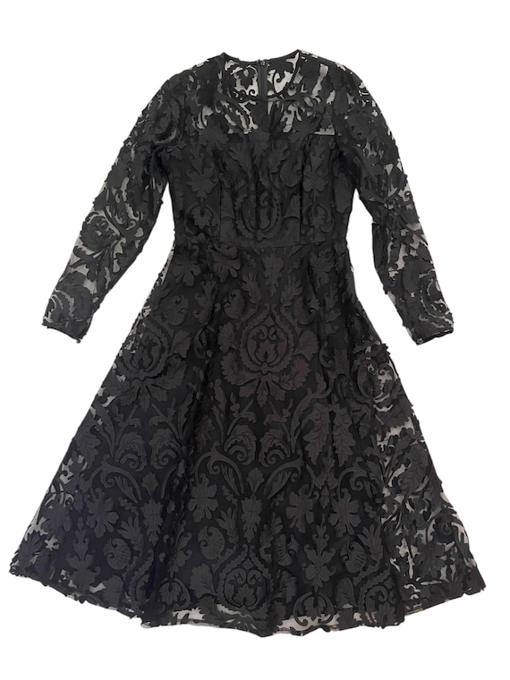 mini dress white lace Bijou White Square-Neck Lace Long-Sleeve Mini Dress – Club L London main image 1