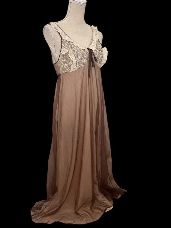 cream lace evening dress MNM Couture 2761 – nvme clothing main image 1
