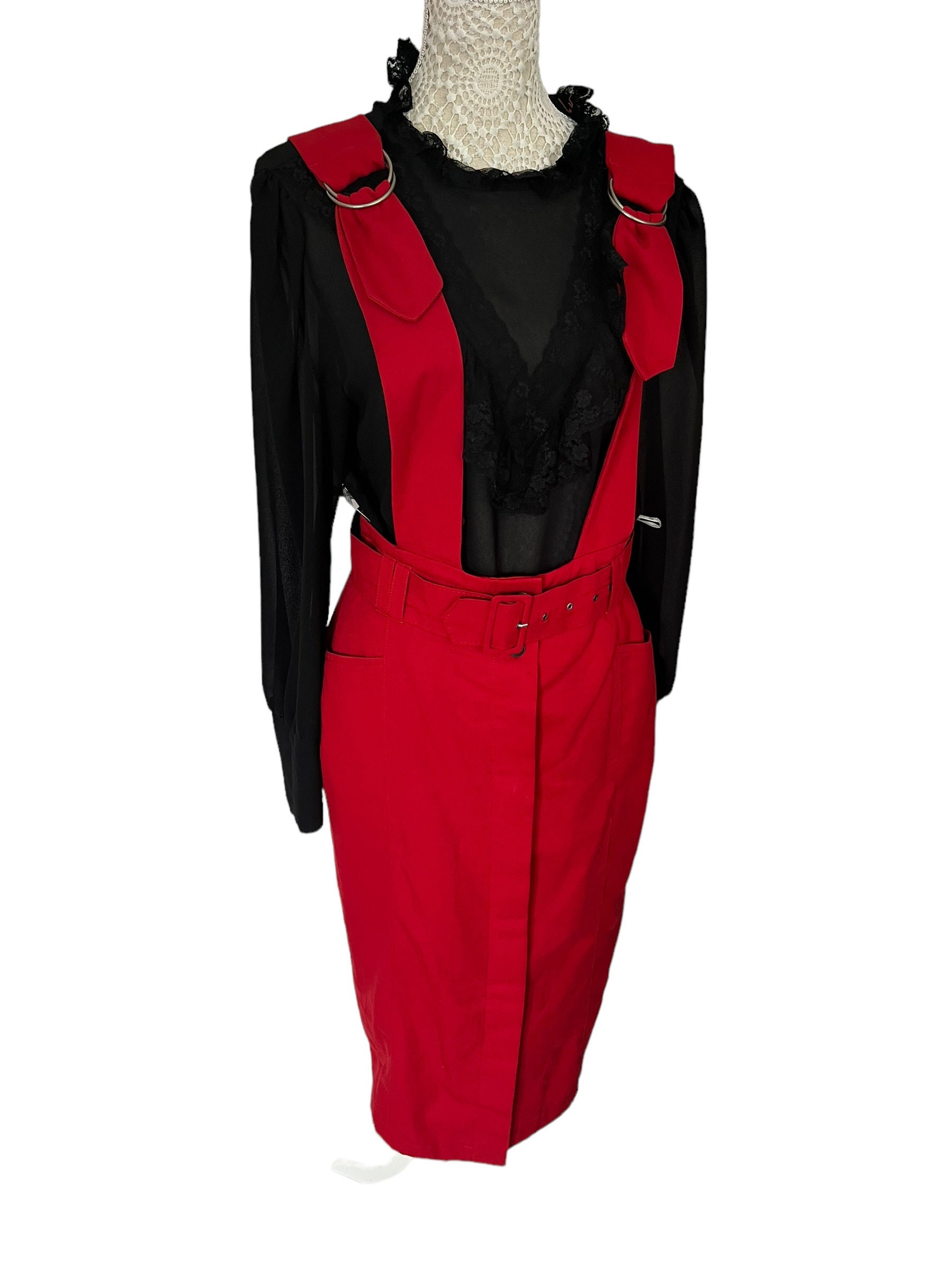 Pencil Skirt Bodycon Pinafore Skirt H&M Skirts Hm Fitted Pencil