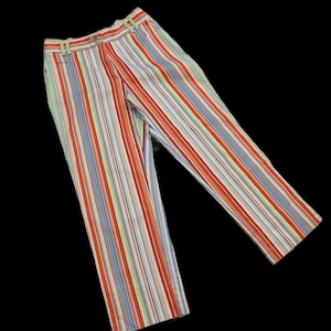 90s Striped Trousers - Etsy
