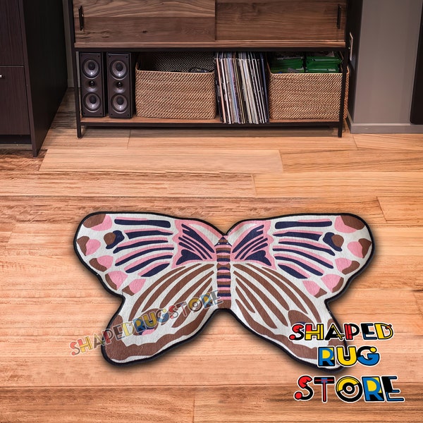 Butterfly Rug Etsy