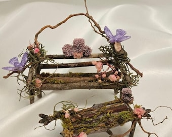 02 Woodland Fairy Furniture Patio Set (2pc.)