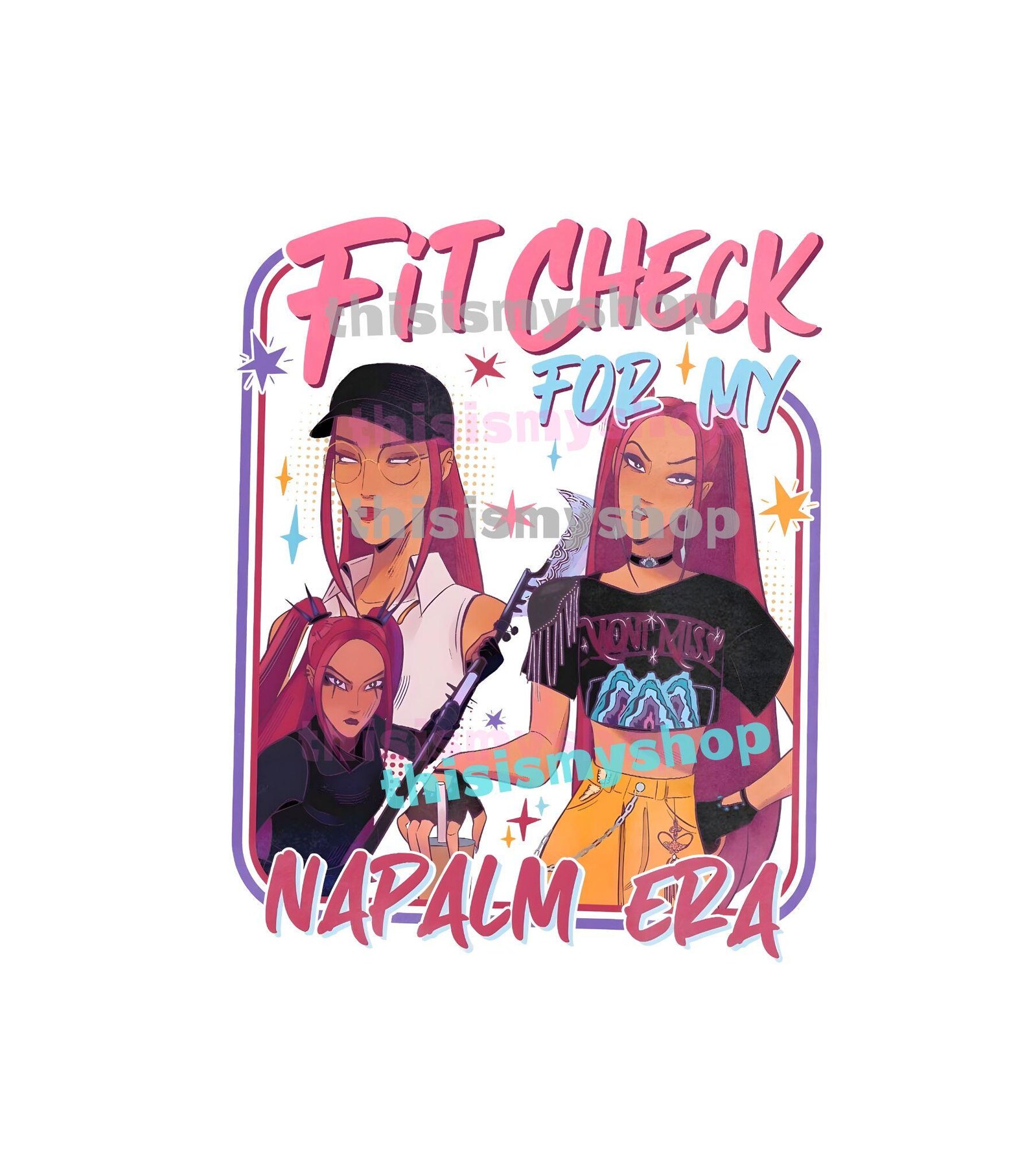 Fit Check Napalm Era Rumi Huntrix PNG, Sajaboys Kpop Demon Hunters ...