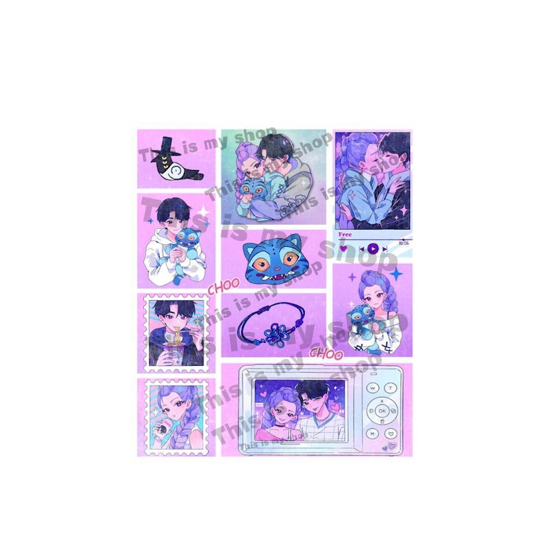 Acheter Porte-clés Mini Chasseurs De Démons Kpop Idole Dorée Rumi Zoey Jinu Mira Tigre - Accessoires Kpop Cadeaux Pour Fans