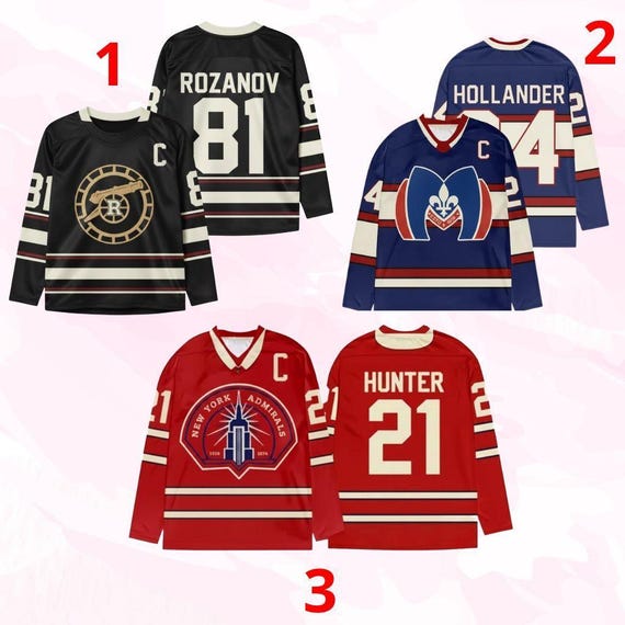 Heated Rivalry Hockey Jersey, Hudson Williams Connor Storrie Shirt