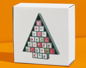 DIY Adventskalender mit Aufgaben 2023 | 24 Türen Karten als Geschenk