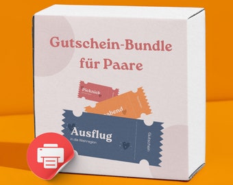 Valentinstag Date Night Gutschein-Bundle für Paare | Romantische Überraschungen Valentinstags Geschenk für den Partner