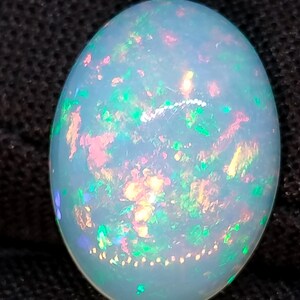 AAA+Quality 100% Natural Ethiopian opal-5.05 Carats Oval Shape-Ethiopian Welo Opal-Opal Cabochon-October Birthstone