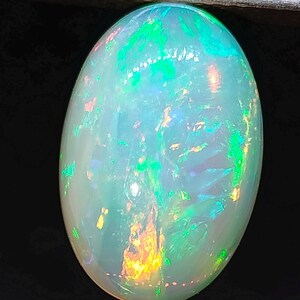 AAA+Quality 100% Natural Ethiopian Opal-Opal Cabochon-Ethiopian Welo Opal-3.70 Carats Oval Shape-October Birthstone