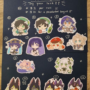 genshin gacha meme stickers