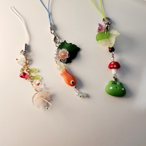 Nature Walk Phone and Bag Charm - Handmade