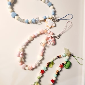 Beaded Phone Straps - Handmade