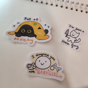 Assorted vinyl stickers