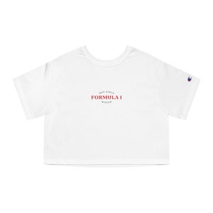 Formula 1 Hot Girls Watch Formula 1 Crop T-Shirt, F1 T-Shirt, Racing Driver Shirt, Fan Gift, Grand Prix Shirt, Racing Driver Fan Tee