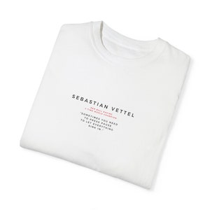 Formula 1 Sebastian Vettel 4-Time World Champion T-Shirt, Red Bull, Red Bull Shirt, Driver Tee, Grand Prix Shirt, Racing Driver Tee