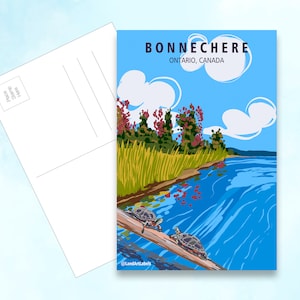 Carte postale 4 x 6 po Parc provincial Bonnechère