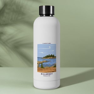Killarney Provincial Park, eiland, kaartsticker van 2,75 x 4,25 inch