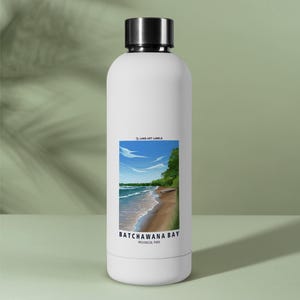 Parc provincial Batchawana Bay, plage - Sticker pour carte 2,75 x 4,25 pouces