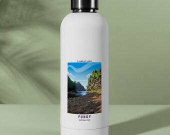 New Brunswick, Fundy - Bay, adesivo de cartão 2,75"x4,25"