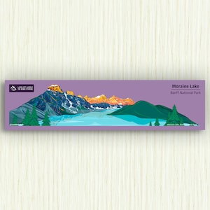 Lake Moraine Mini Wrap Sticker