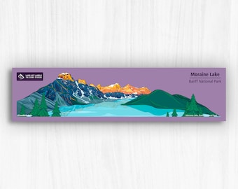 Moraine Lake Sticker: Banff National Park Vinyl Decal