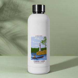 Parque provincial Algonquin, lago Canoe, calcomanía para tarjeta de 2,75 x 4,25 pulgadas