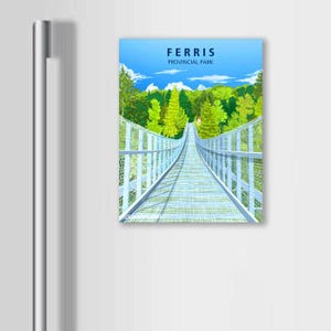 Ferris Provincial Park, Bridge - Magnet